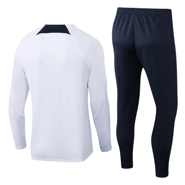 2024/2025 Paris Saint-Germain Half-Pull Training Suit White Football Shirt - Image 2