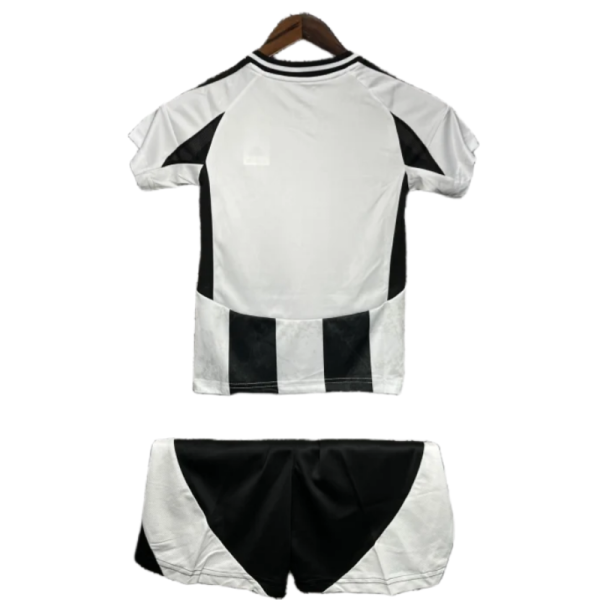 24-25 Juventus Home Soccer Kids Kit Jersey+Shorts - Image 2