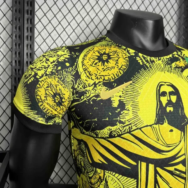 2024 Brazil Christ the Redeemer Special Kit Player Version Shirt Football - Image 5