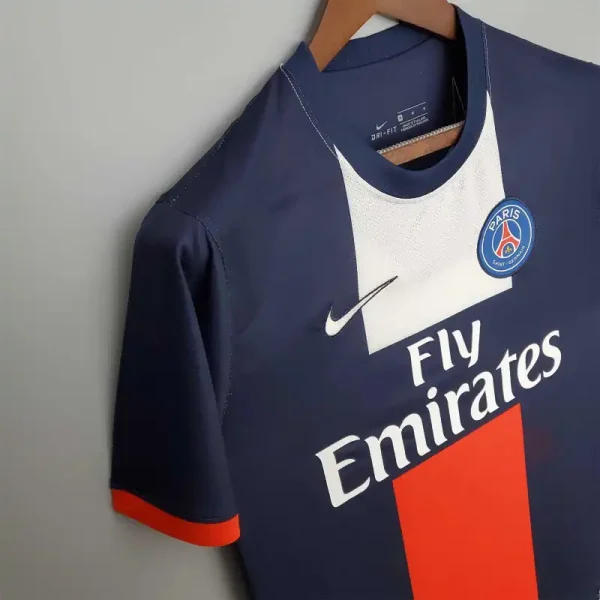 13-14  PSG Retro Soccer Jersey Home - Image 8