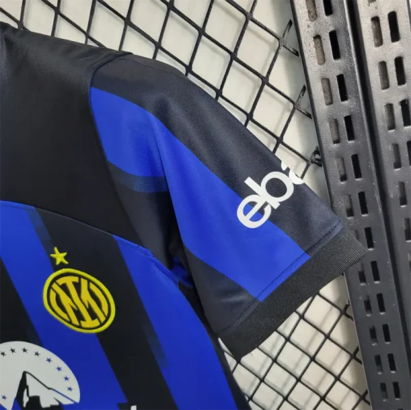 23-24 Inter Milan Home Kids Kit Jersey+Shorts - Image 9