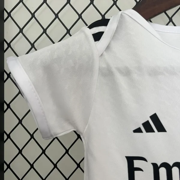 24-25 Real Madrid Home Baby Shirt - Image 4