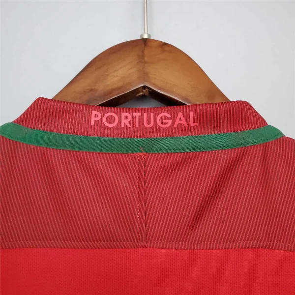 2016 Portugal Retro Jersey Home Euro Cup - Image 8