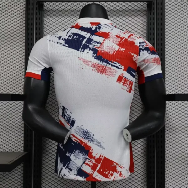 24/225 PSG Away Player version white red yellow blue Soccer Jersey - Image 4