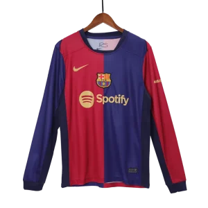 24-25 Barcelona Home Long Sleeve Jersey
