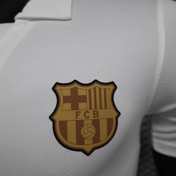 Barcelona Lamin Yamal commemorative white 304 POLO Shirt 24-25 - Image 8