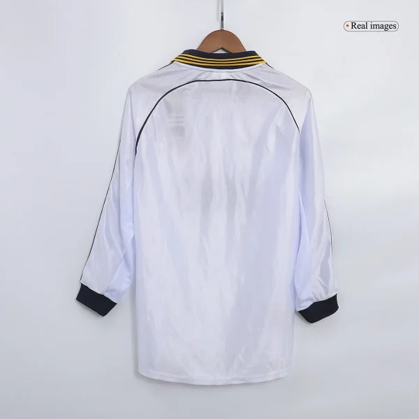 1999/00 Real Madrid Retro Away Soccer Jersey Long Sleeve - Image 2
