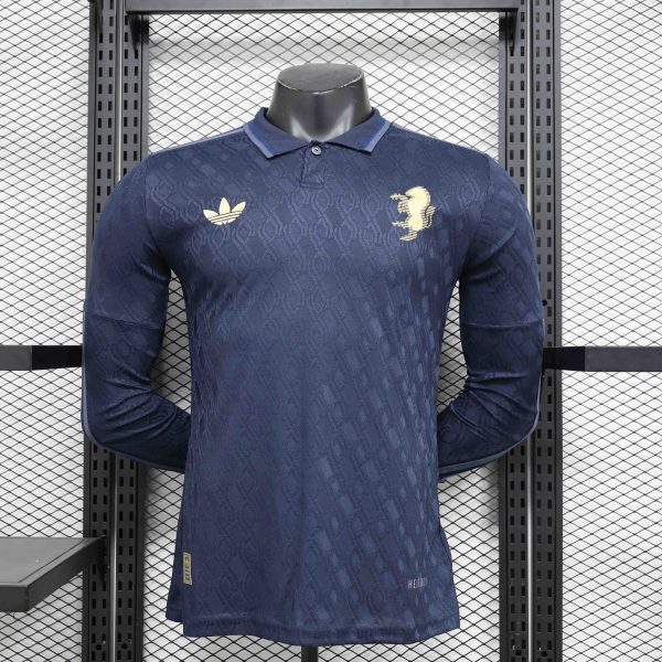 24-25 Juventus Away Soccer Jersey Player Version Long Sleeve - Image 3