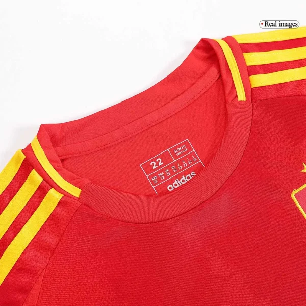 Spain Home Whole Kit(Jersey+Shorts+Socks) Euro 2024 - Image 5
