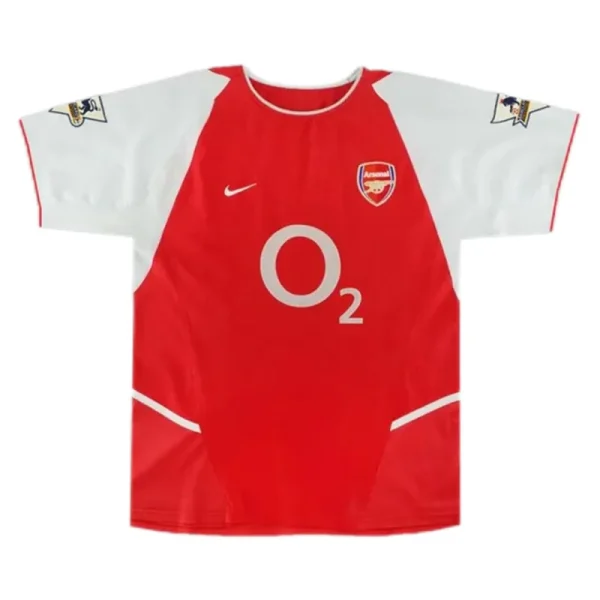 02-04 Arsenal LJUNGBERG #8 Retro Jersey Home - Image 2