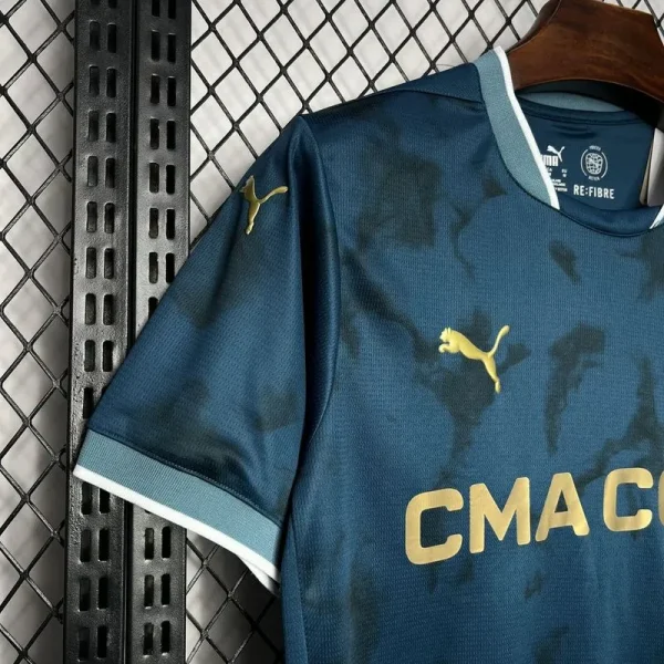 24-25 Marseilles Away Soccer Jersey - Image 5