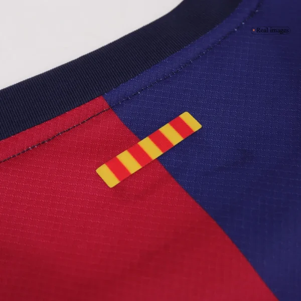 24-25 Barcelona Home Long Sleeve Jersey - Image 3