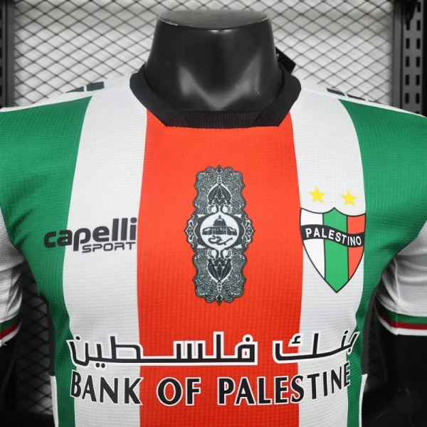 2024/2025 Player Version Club Deportivo Palestino Home Football Shirt - Image 3