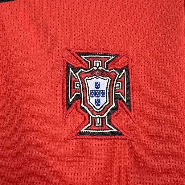 Kids Portugal Home Kits (Jersey+Shorts) 2025 - Image 4