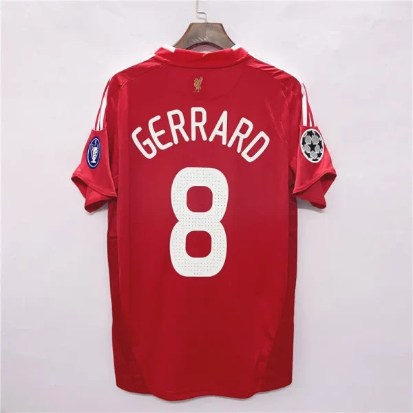 2008-09Liverpool Retro Jersey Home - Image 2