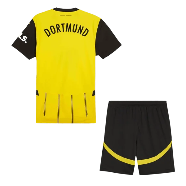 24-25 Borussia Dortmund Home Kids Kit Jersey+Shorts - Image 2