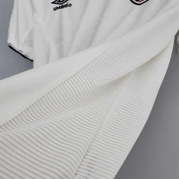 2000 England Retro Jersey Home Replica Euro Cup - Image 7