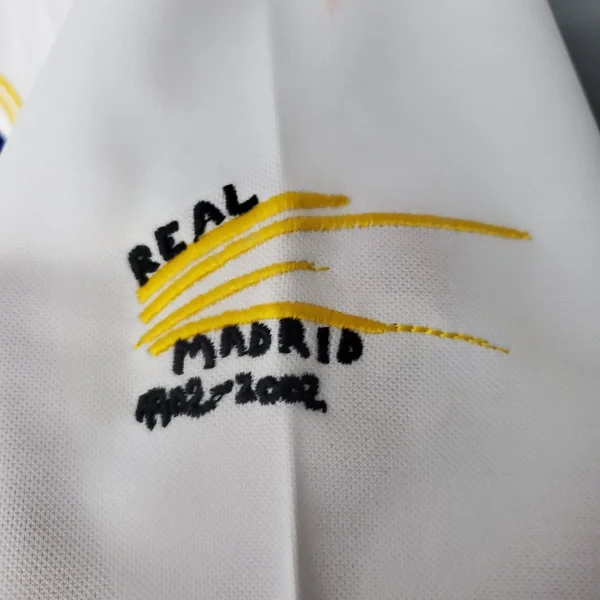 2002/03 Real Madrid Retro Jersey Centenary Home - Image 6