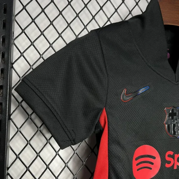 24-25 Barcelona Away Soccer Kids Jersey+Shorts - Image 6