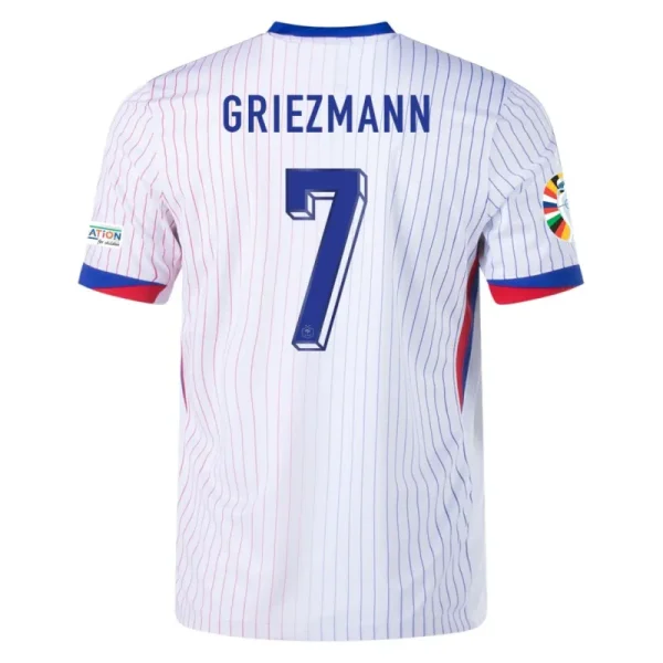 France Away Jersey Euro 2024 MBAPPE #10 GIROUD #9 GRIEZMANN #7 Soccer Apparel - Image 4