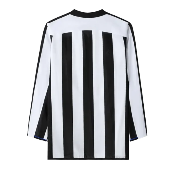 Newcastle United Retro Long Sleeve Jersey Home 2003-04 - Image 2