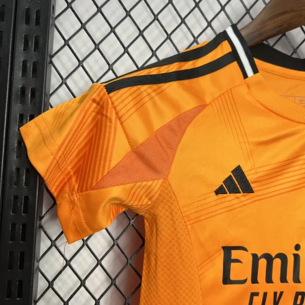 24-25 Real Madrid Third Away Kids Kit Soccer Jersey+Shorts - Image 3