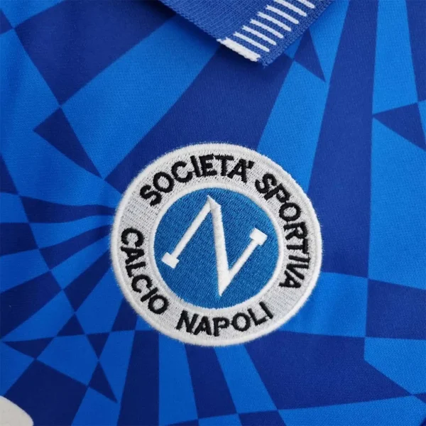 1991/93 Napoli Retro Jersey Home - Image 4