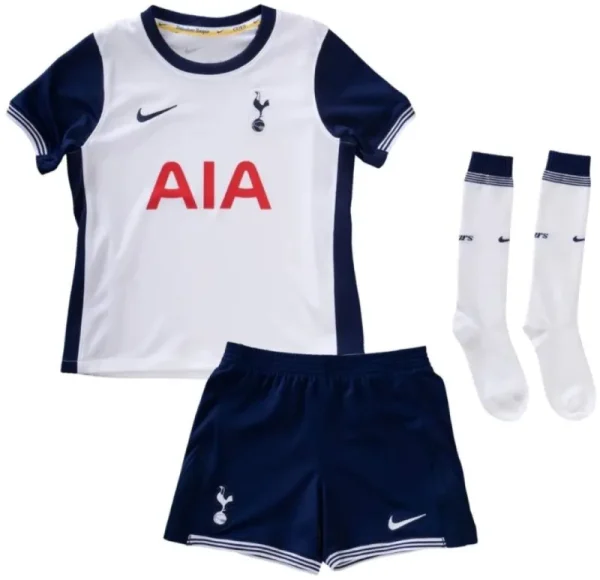 Kids Tottenham Hotspur Home Full Kits(Jersey+Shorts+Socks) 2024/25 - Image 2