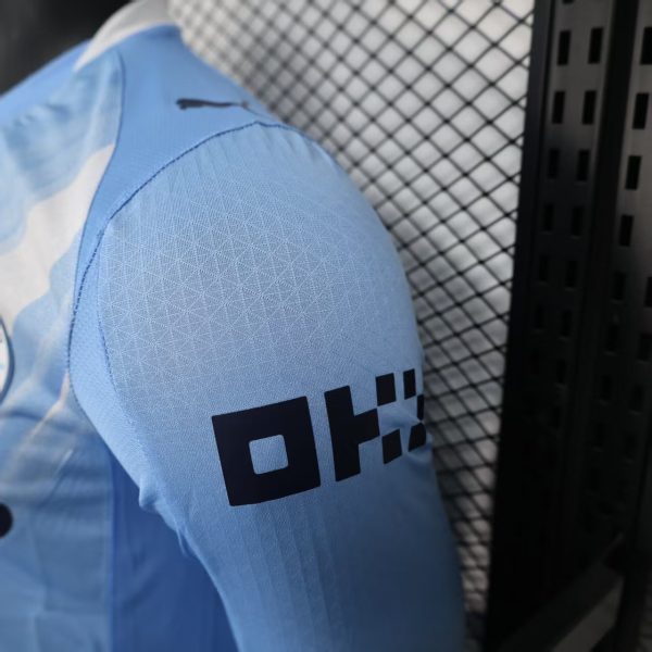 Manchester City Soccer Shirt Home Shirt player version Long Sleeve  2025-26 - Image 9