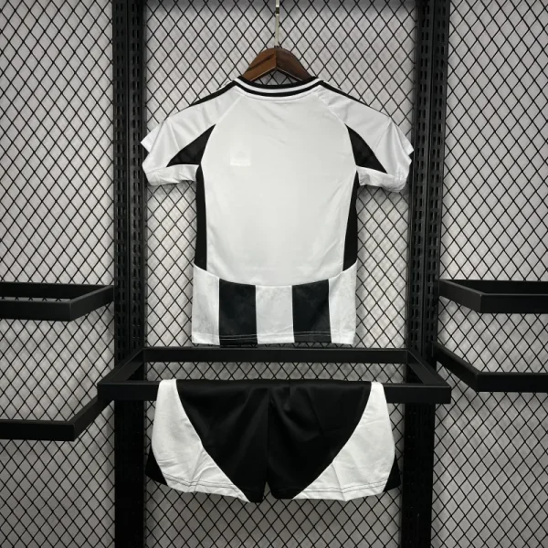 24-25 Juventus Home Soccer Kids Kit Jersey+Shorts - Image 4