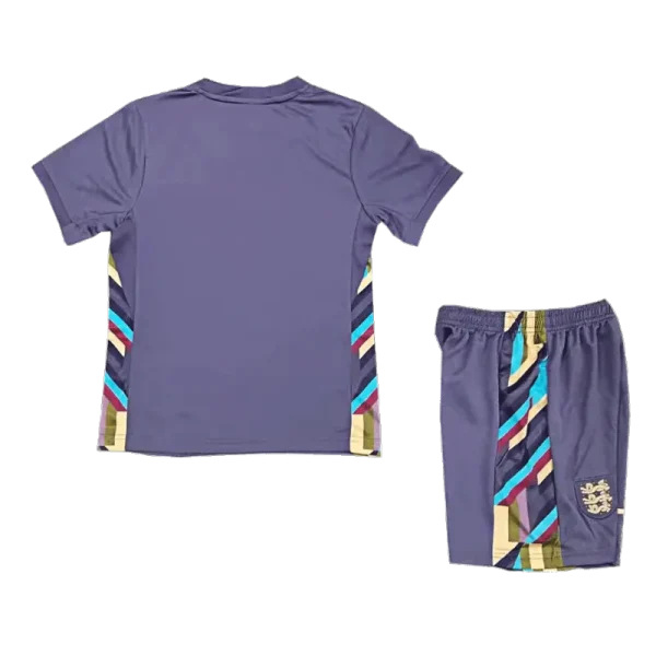 Kids England Away Soccer Socks 2024 Children Apparel - Image 2