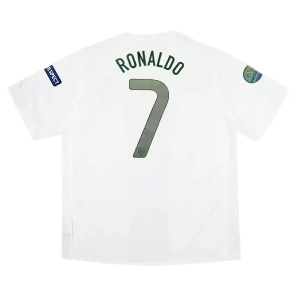 2012 Portugal Ronaldo #7 Retro Jersey Away Replica Euro Cup