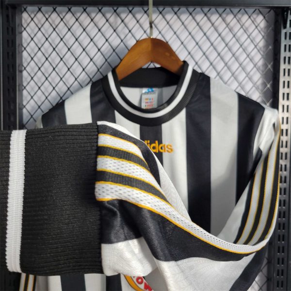 Adidas Newcastle United Retro Home Long Sleeve Football Jersey 97-99 - Image 6