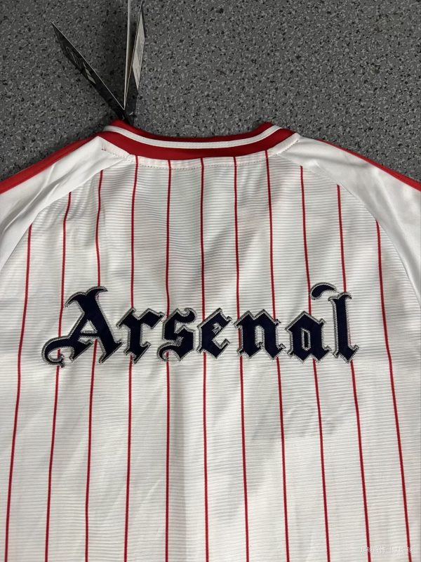 2025/2026 Arsenal Baseball style Pre matchCasual Training Soccer Shirt - Image 3