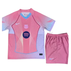 pink Barcelona Special Edition Kits Jersey+Shorts 25-26