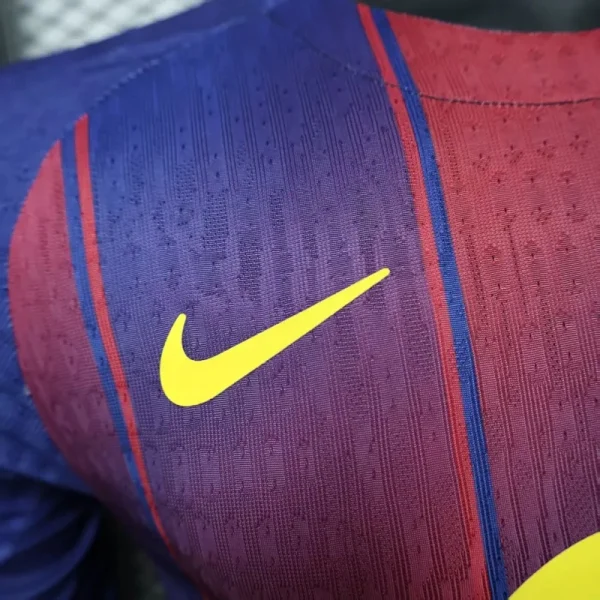 Barcelona Home Long Sleeve soccer jerseys 2025-26 Player Version - Image 3