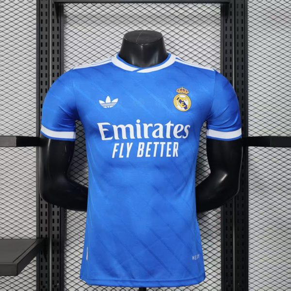 Real Madrid Third Away Shirt Football Jersey 2025-2026 Player version