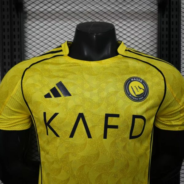 Al Nassr Third Home Soccer Jersey 2025-26 Player Version - Imagen 6