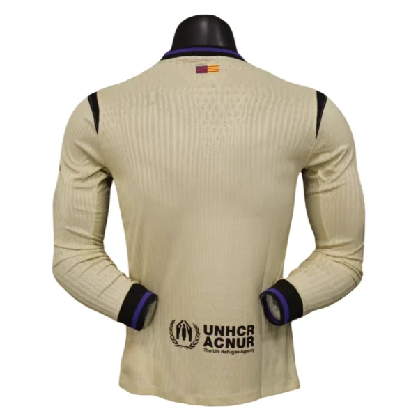 Barcelona Away Long sleeves football Jersey 2025-26 player version - Image 2