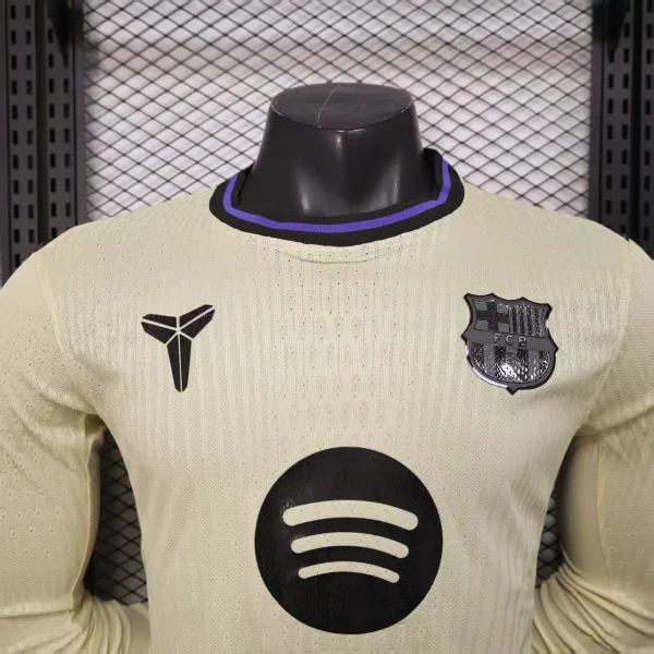 Barcelona Away Long sleeves football Jersey 2025-26 player version - Image 3