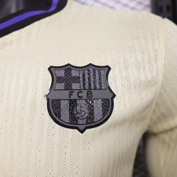 Barcelona Away Long sleeves football Jersey 2025-26 player version - Image 5